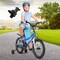 Prorider 18'' Kid's Bike with Removable Training Wheels & Basket for 4-8 Years Old White/Blue/Red/Skyblue